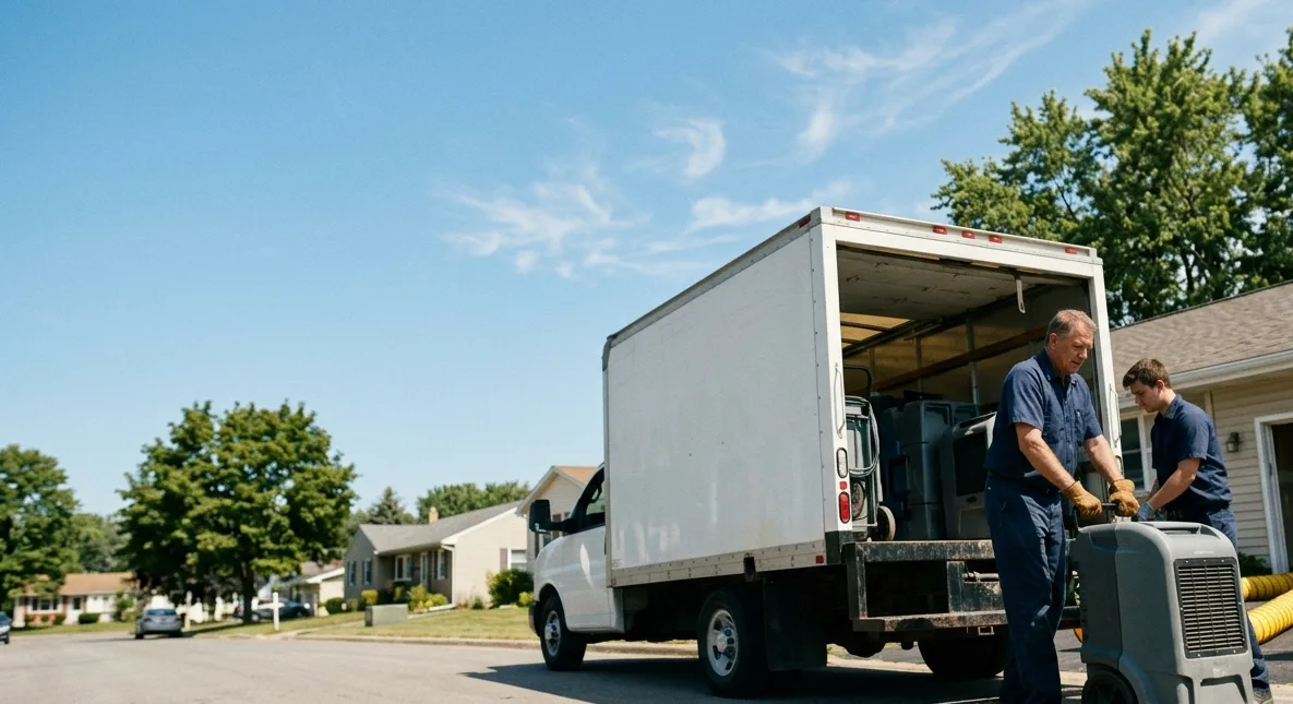 Water Damage Cleanup in Divernon, IL near me